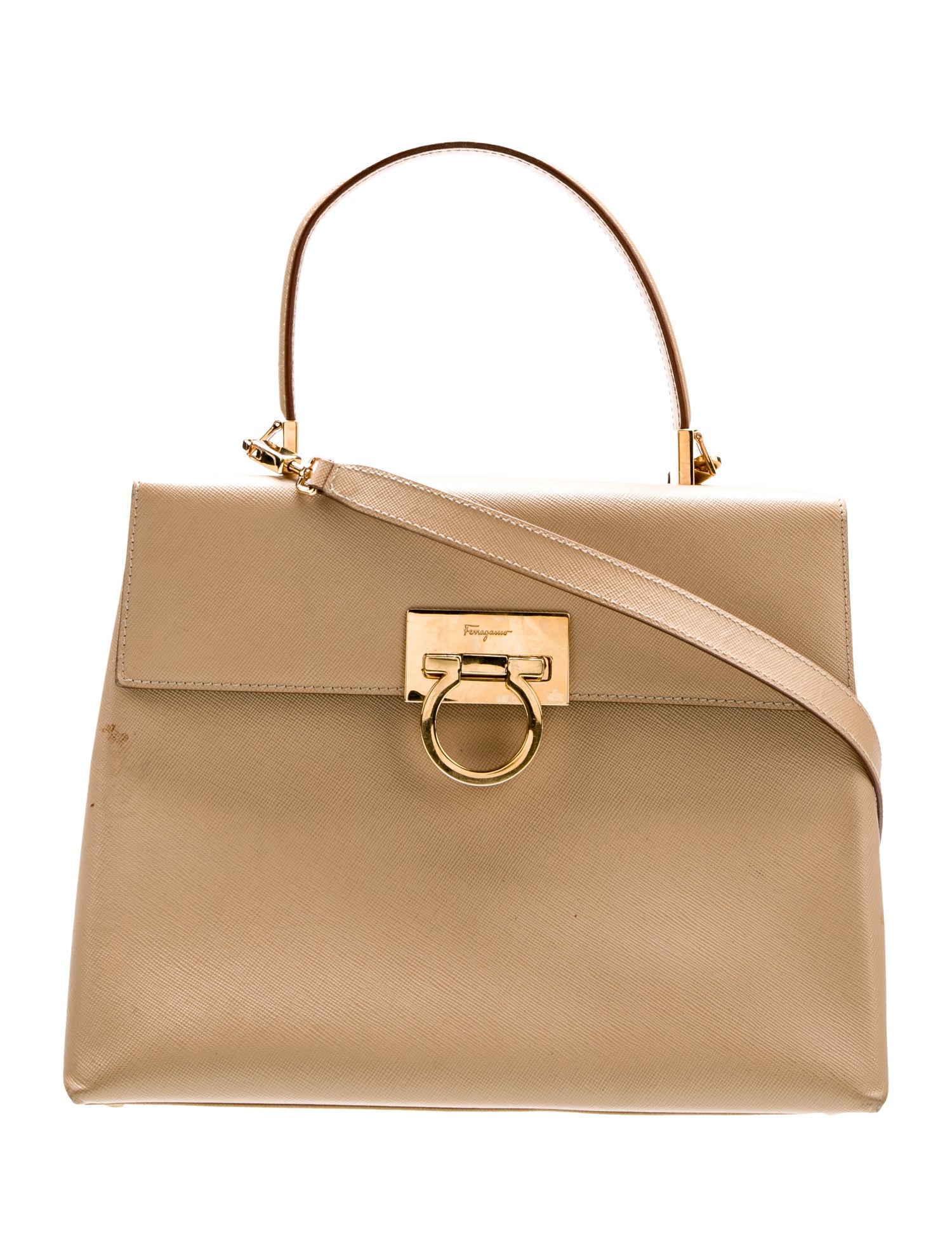 Salvatore Ferragamo Gancio Top Handle Bag