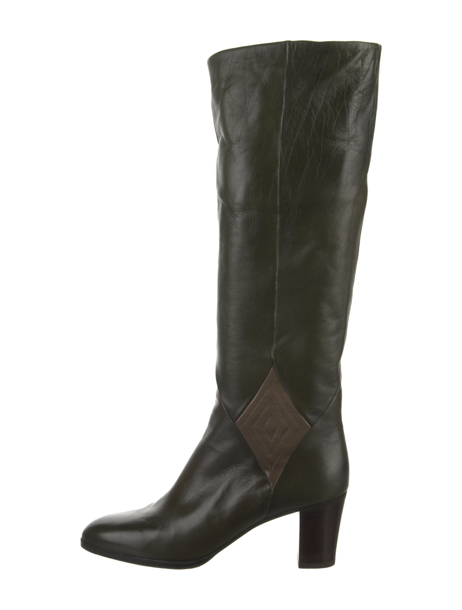 Salvatore Ferragamo 1980's Leather Riding Boots