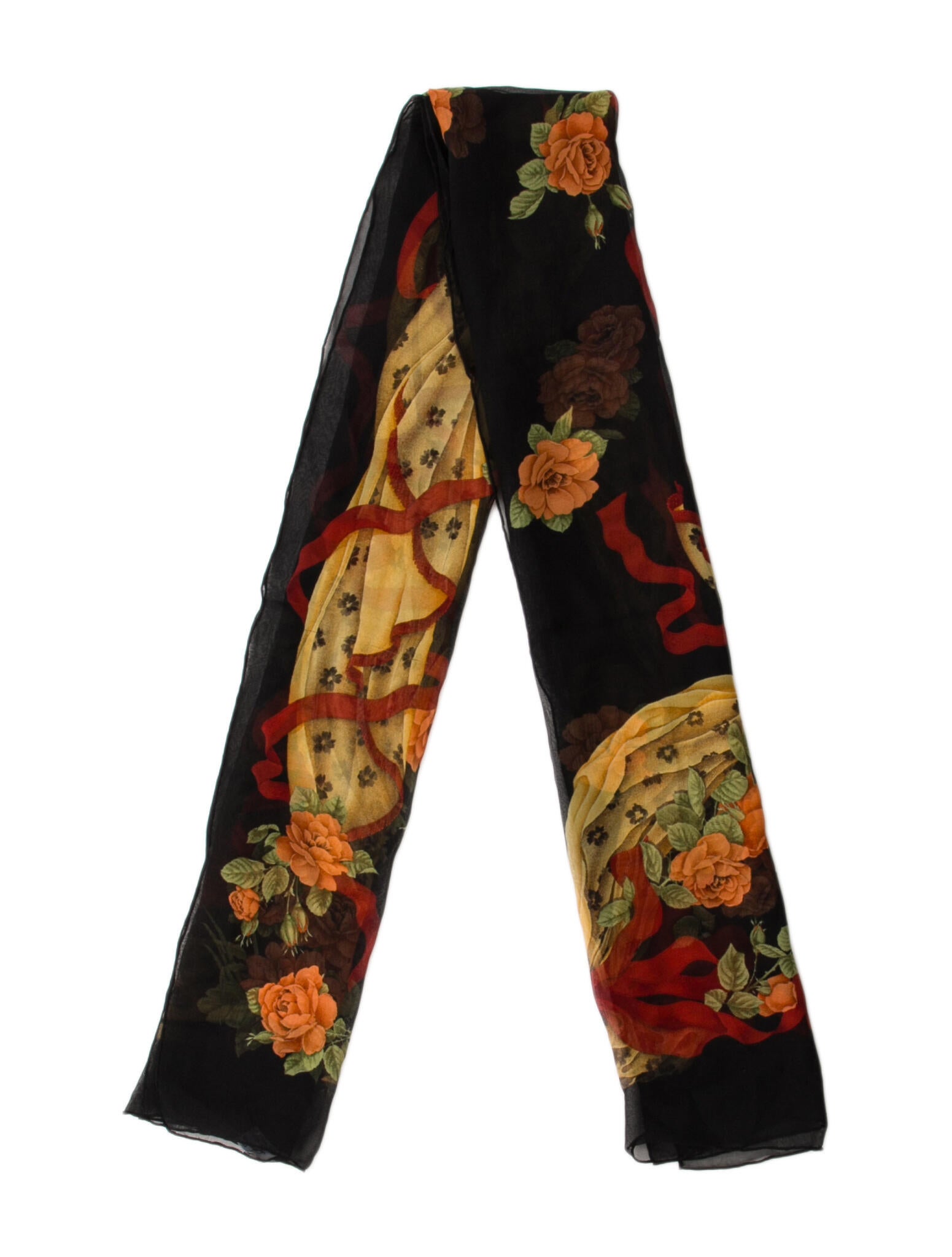 Salvatore Ferragamo Silk Printed Scarf