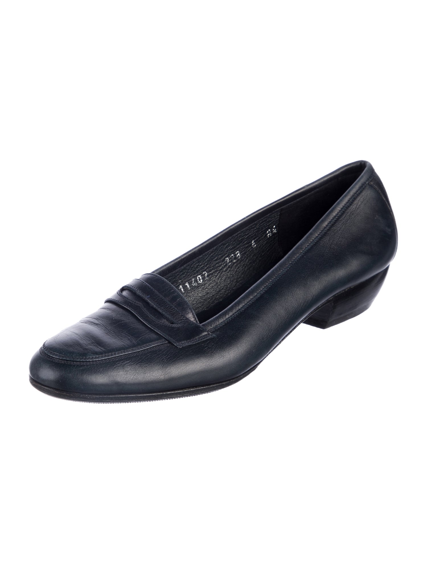 Salvatore Ferragamo Gancini Logo Leather Loafers