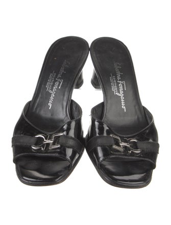Salvatore Ferragamo Patent Leather Mules