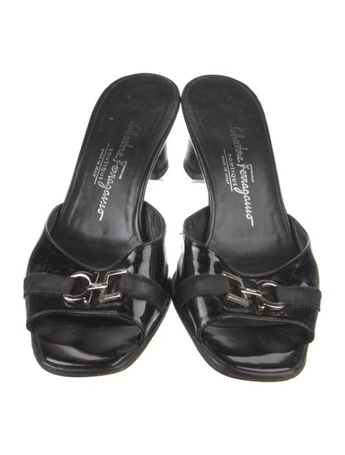 Salvatore Ferragamo Patent Leather Mules
