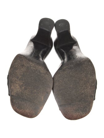 Salvatore Ferragamo Patent Leather Mules