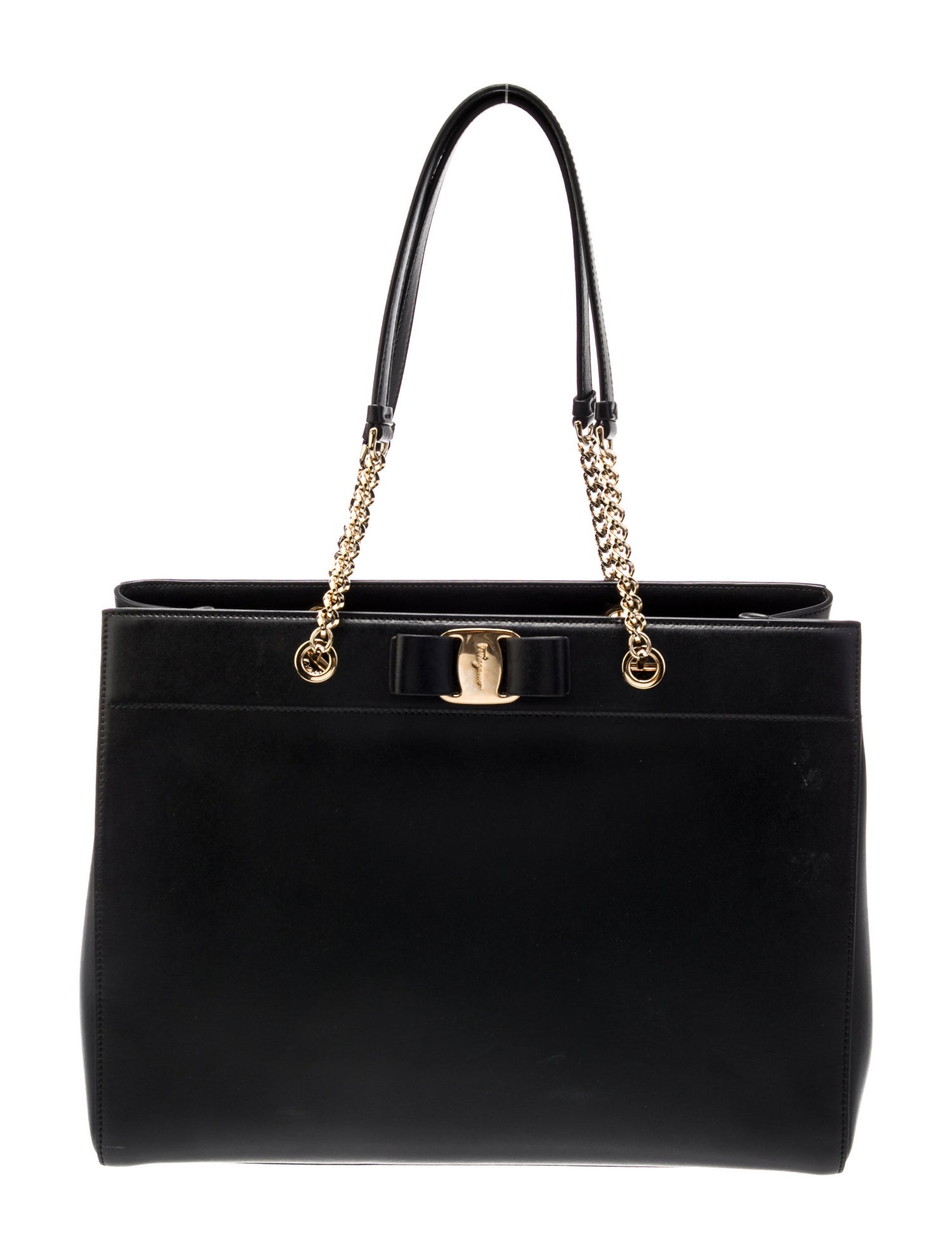 Salvatore Ferragamo Leather Evening Bag