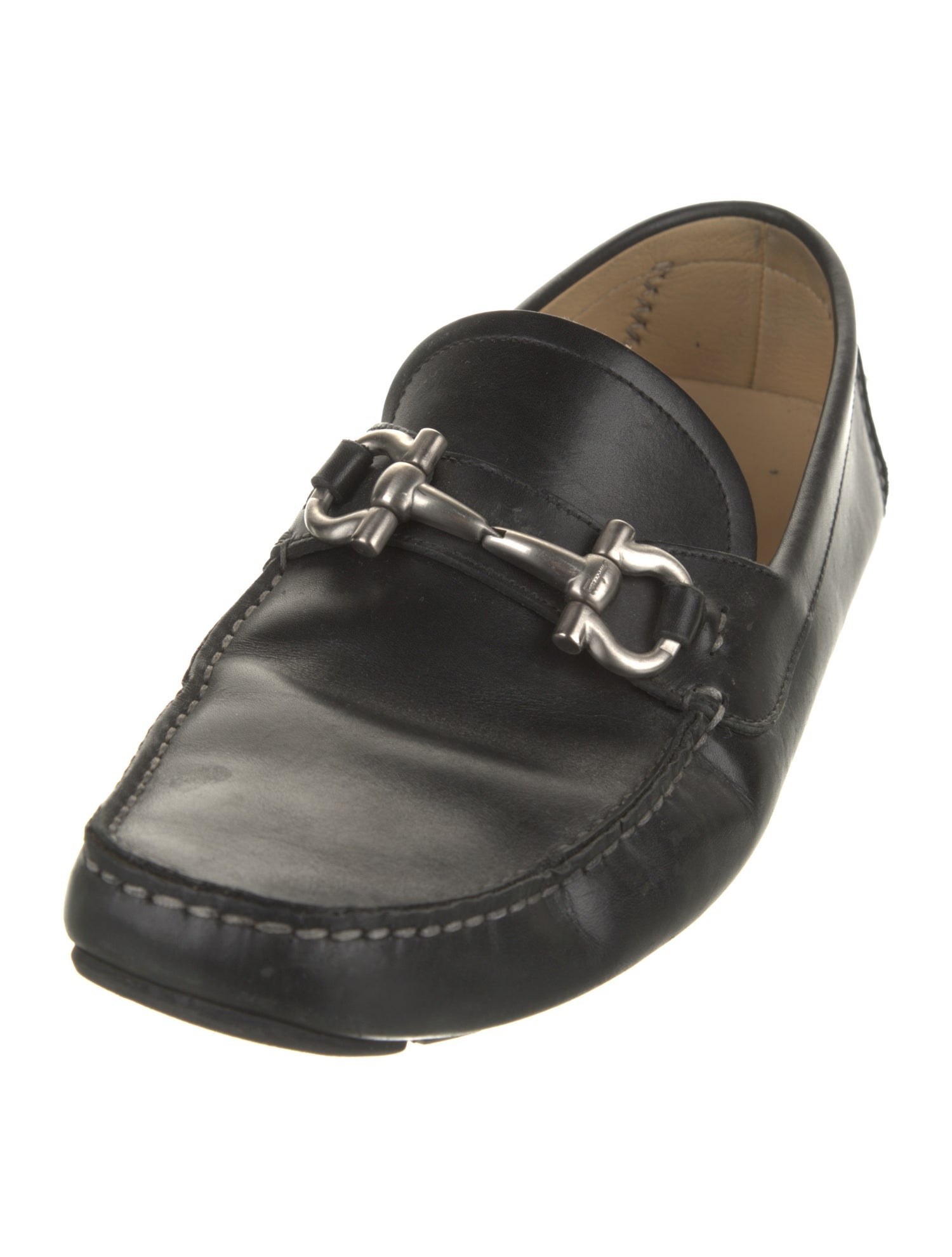 Salvatore Ferragamo Leather Drivers