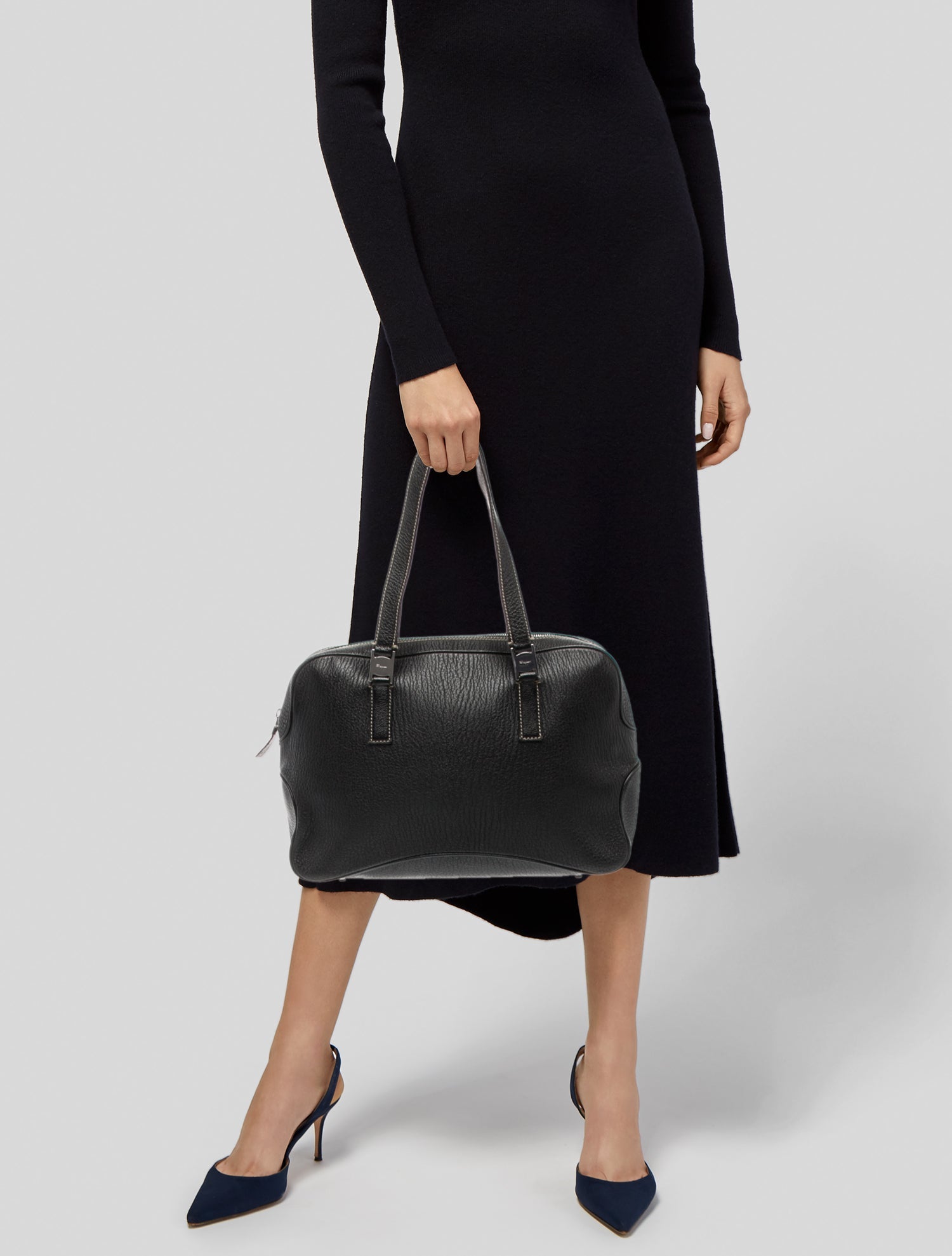 Salvatore Ferragamo Leather Shoulder Bag