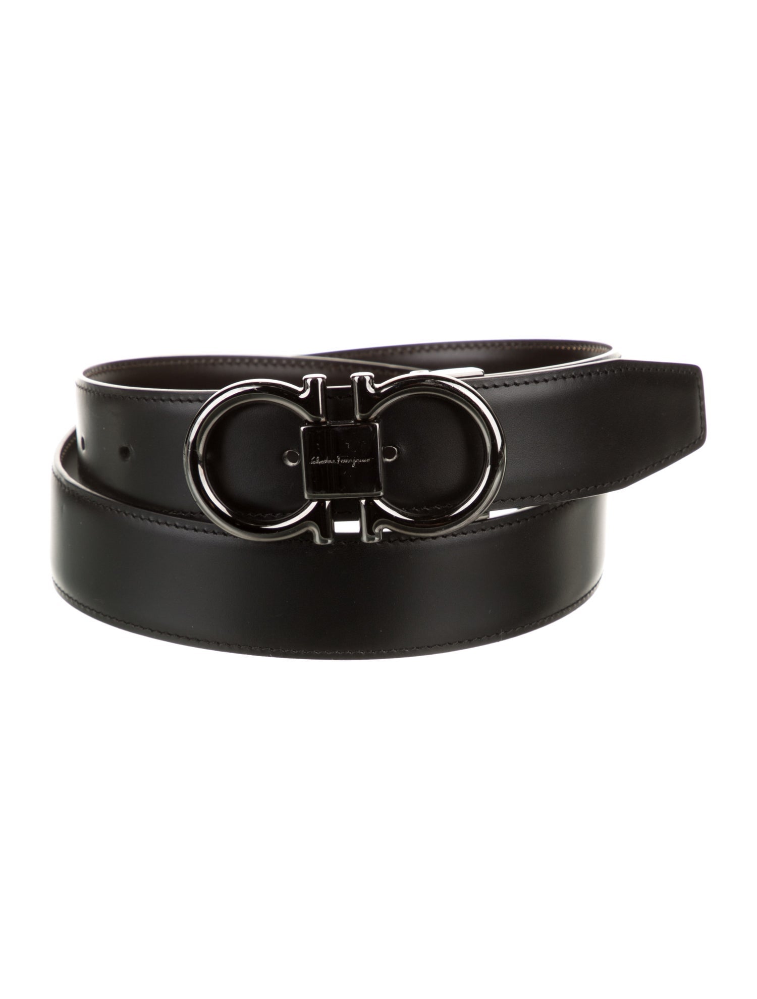 Salvatore Ferragamo Leather Belt Kit