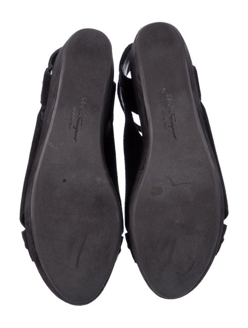 Salvatore Ferragamo Suede Slingback Sandals