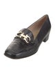 Salvatore Ferragamo Gancini Logo Lizard Loafers