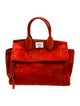 Salvatore Ferragamo Suede Top Handle Bag