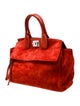 Salvatore Ferragamo Suede Top Handle Bag