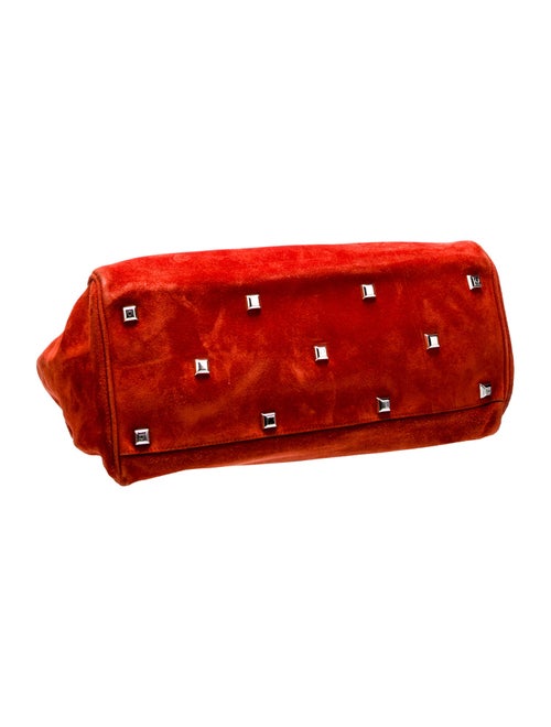 Salvatore Ferragamo Suede Top Handle Bag