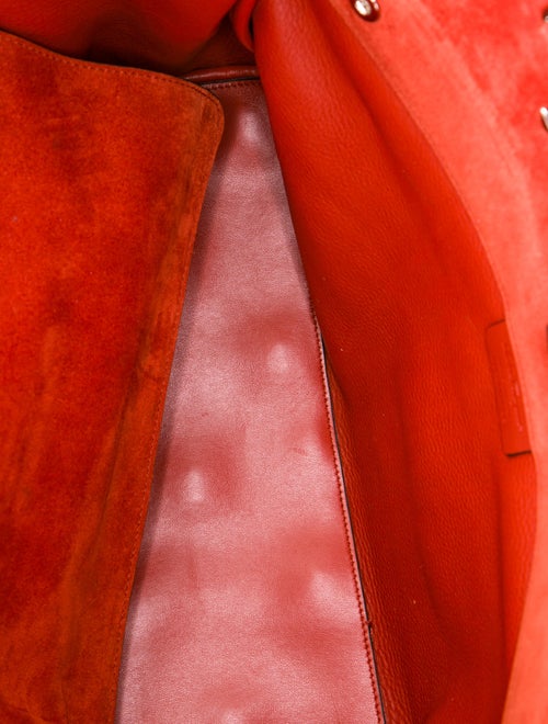 Salvatore Ferragamo Suede Top Handle Bag