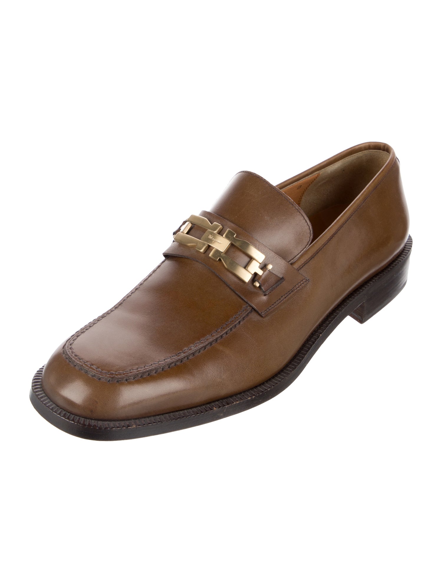 Salvatore Ferragamo Leather Dress Loafers