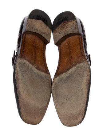 Salvatore Ferragamo Snakeskin Dress Loafers