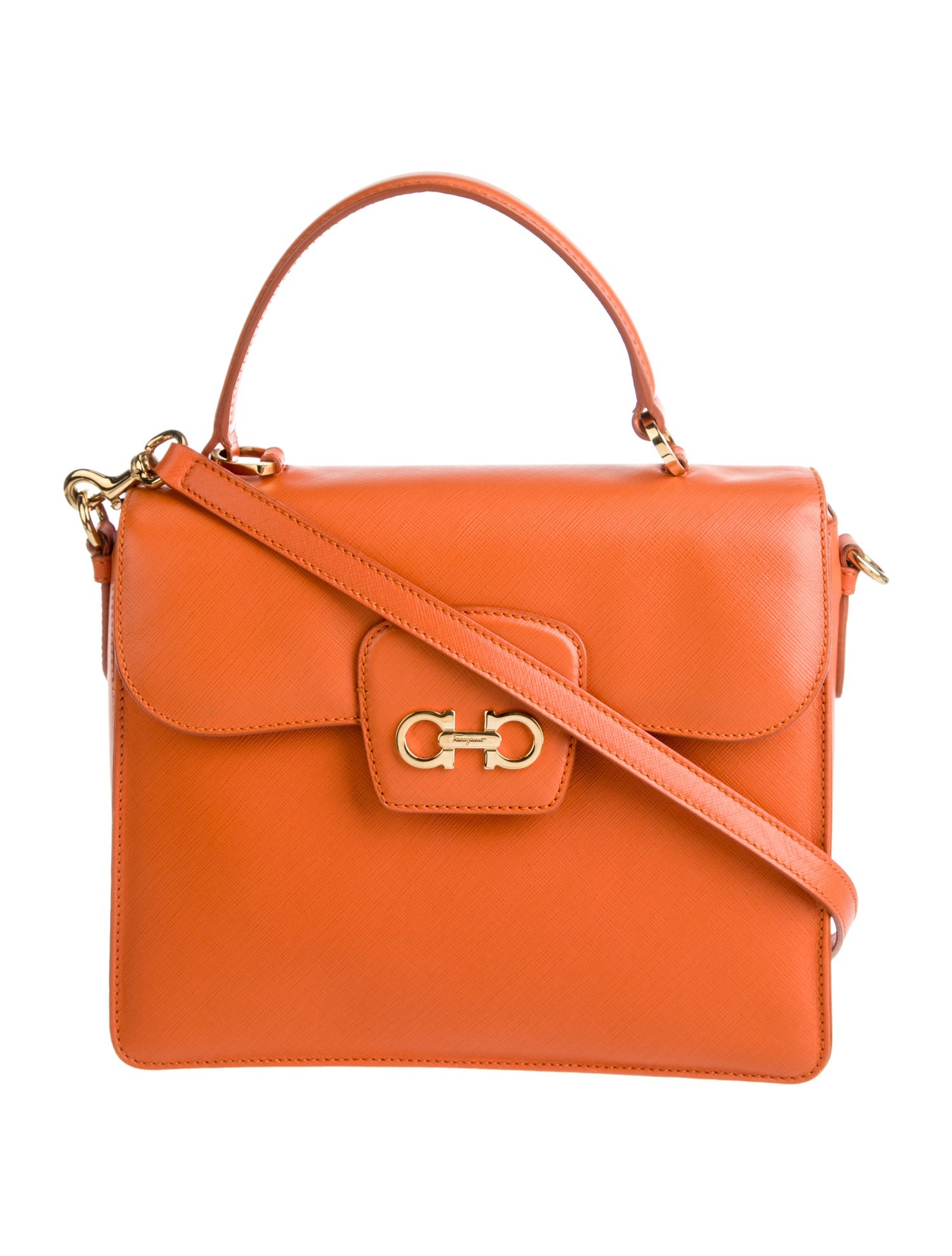 Salvatore Ferragamo Gancio Top Handle Bag