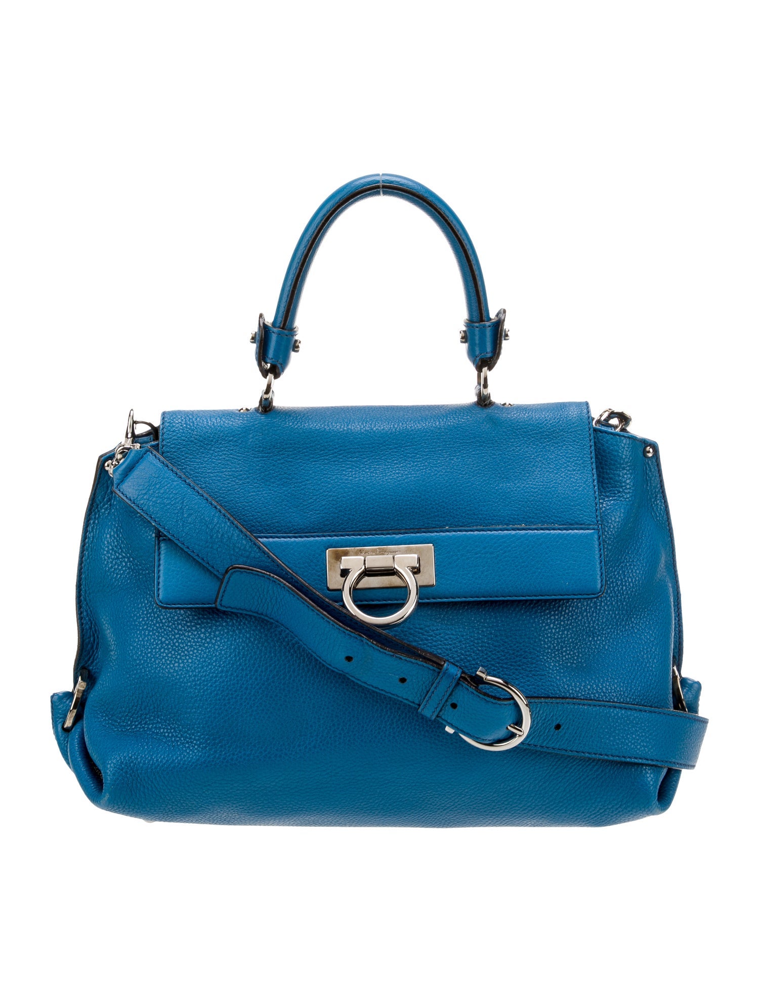 Salvatore Ferragamo Leather Top Handle Bag