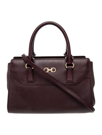 Salvatore Ferragamo Gancini Top Handle Bag