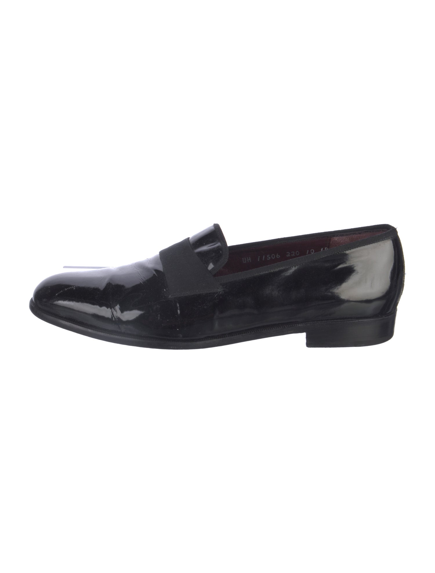 Salvatore Ferragamo Patent Leather Dress Loafers