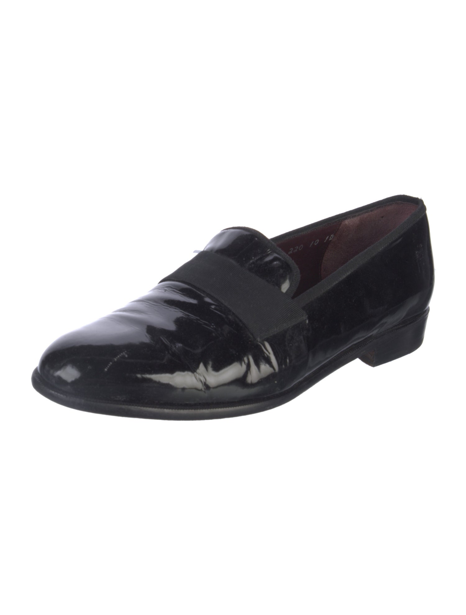 Salvatore Ferragamo Patent Leather Dress Loafers