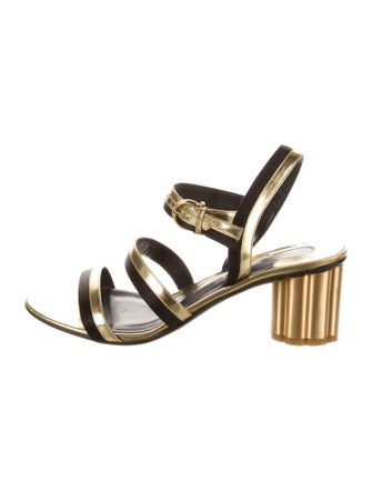 Salvatore Ferragamo Leather Slingback Sandals