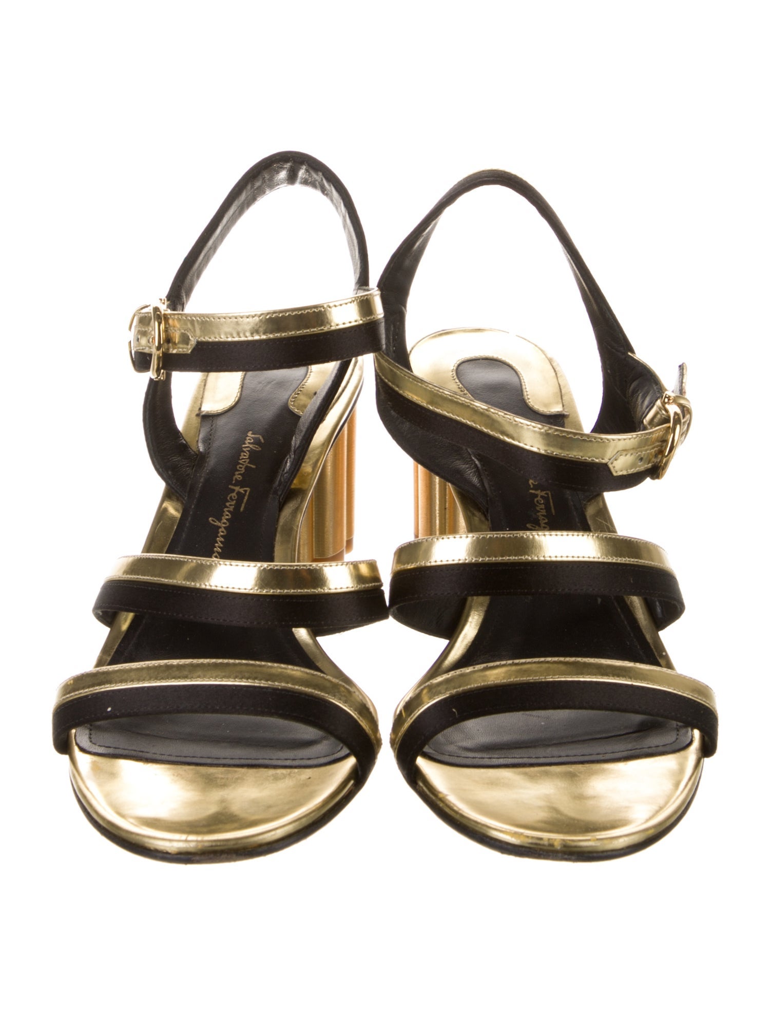 Salvatore Ferragamo Leather Slingback Sandals