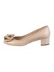 Salvatore Ferragamo Vara Bow Accent Patent Leather Pumps
