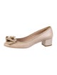Salvatore Ferragamo Vara Bow Accent Patent Leather Pumps