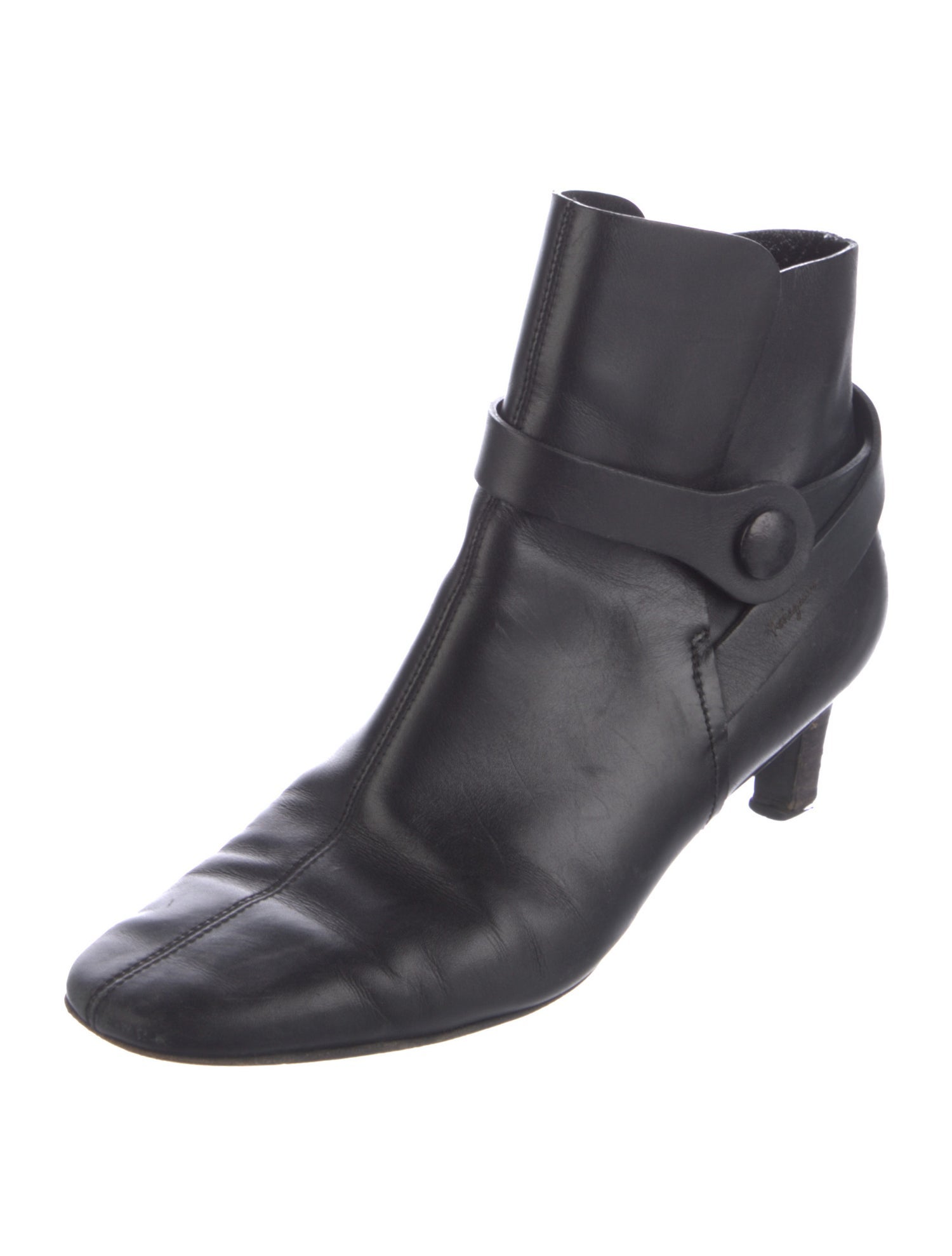 Salvatore Ferragamo Leather Boots