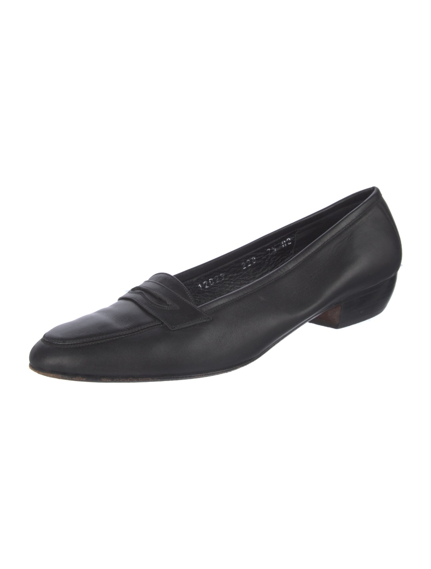 Salvatore Ferragamo Gancini Logo Leather Loafers