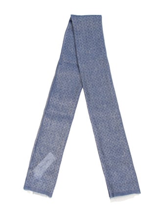 Salvatore Ferragamo Cashmere Printed Scarf w/ Tags