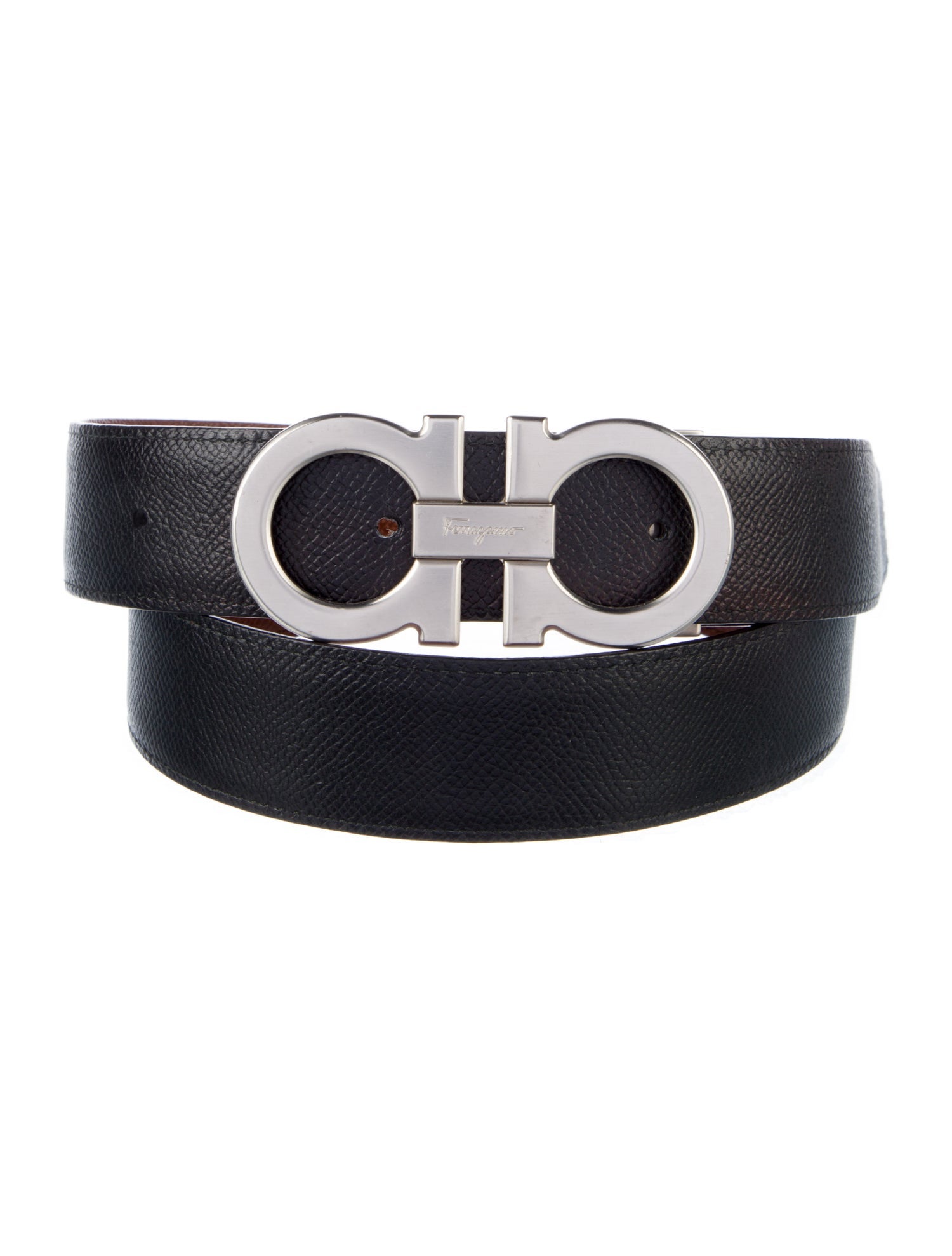 Salvatore Ferragamo Leather Belt Kit