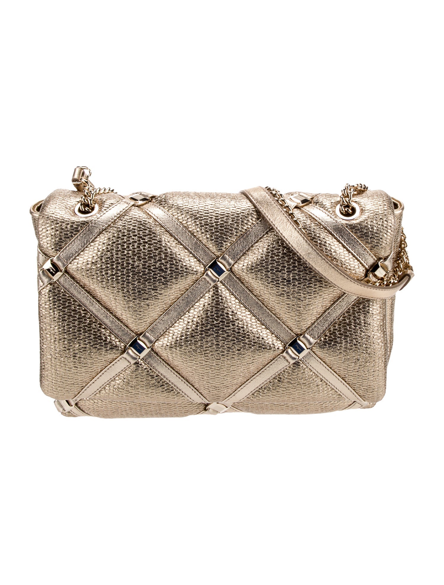 Salvatore Ferragamo Leather Minaudière