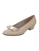 Salvatore Ferragamo Vara Bow Accent Leather Pumps
