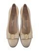Salvatore Ferragamo Vara Bow Accent Leather Pumps