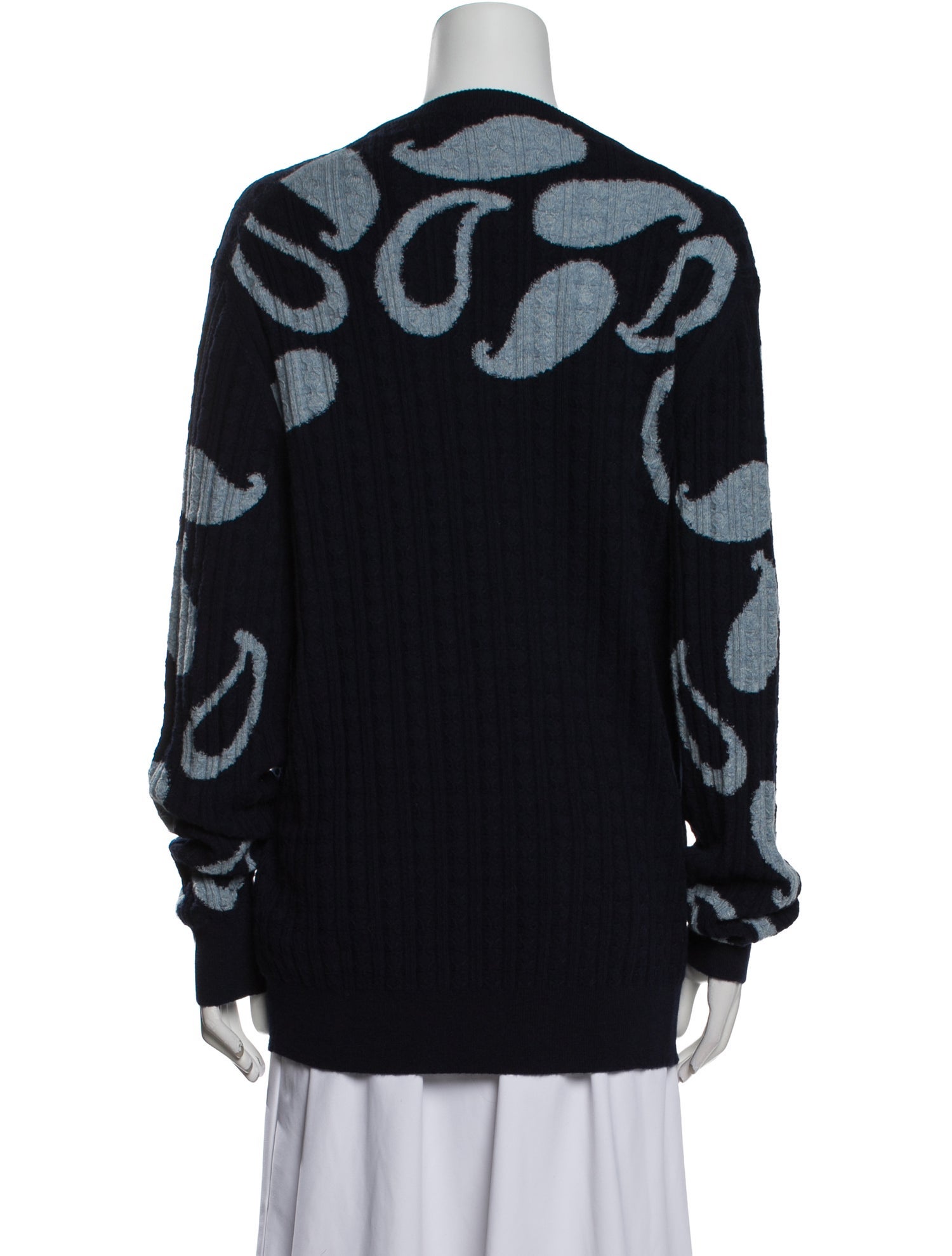 Salvatore Ferragamo Cashmere Printed Sweater