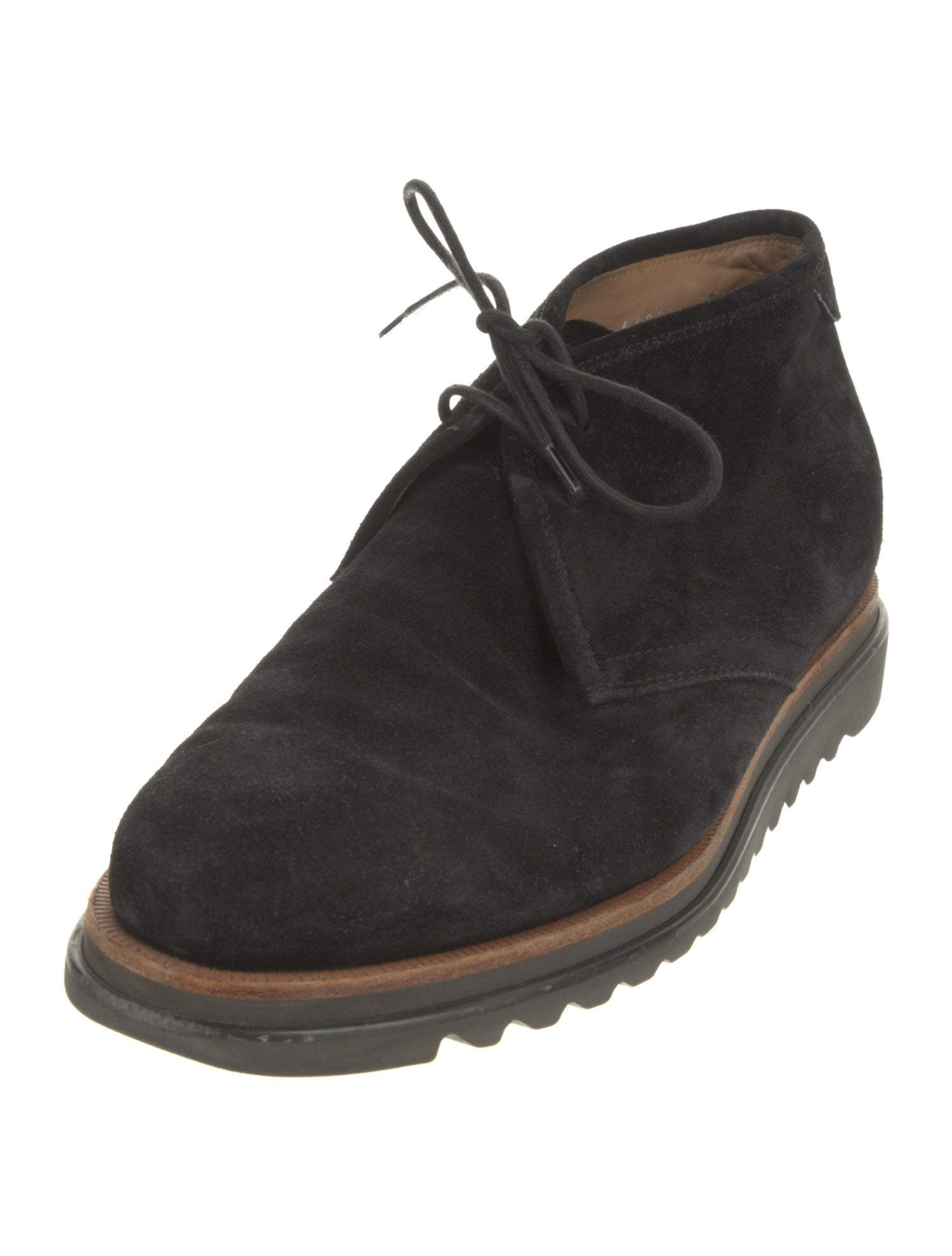 Salvatore Ferragamo Suede Lace-Up Boots