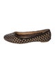 Salvatore Ferragamo Leather Patterned Ballet Flats
