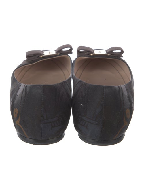 Salvatore Ferragamo Vara Bow Accent Patent Leather Ballet Flats