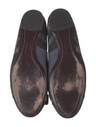 Salvatore Ferragamo Vara Bow Accent Patent Leather Ballet Flats