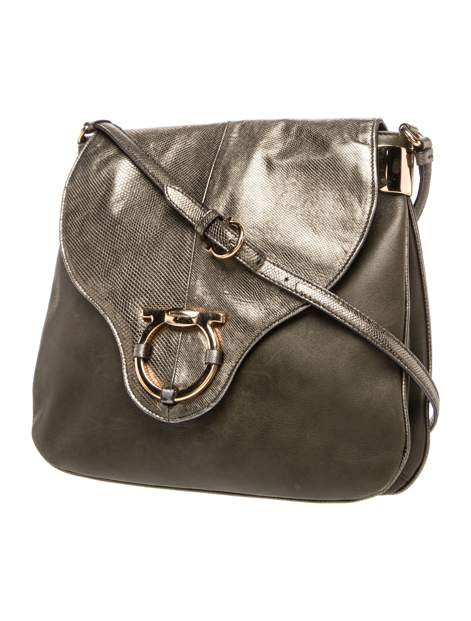 Salvatore Ferragamo Leather Shoulder Bag