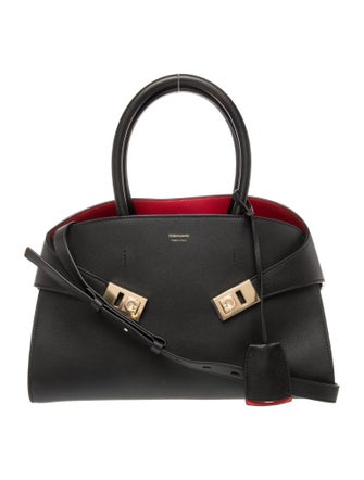 Salvatore Ferragamo Leather Top Handle Bag