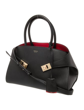 Salvatore Ferragamo Leather Top Handle Bag