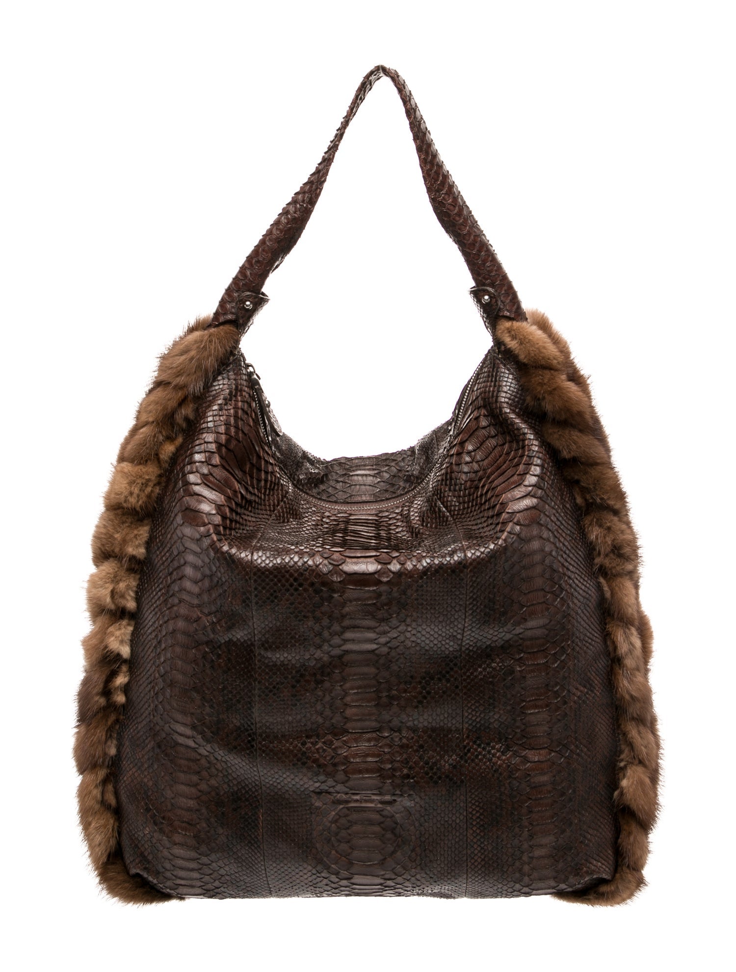 Salvatore Ferragamo Snakeskin Hobo