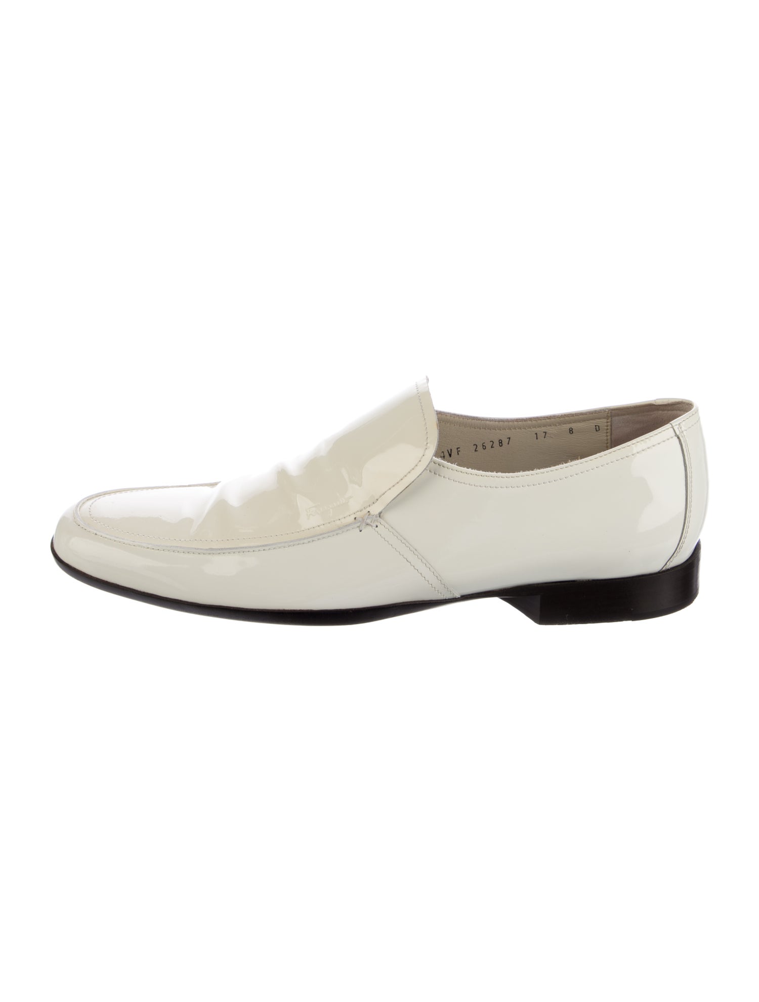 Salvatore Ferragamo Gancini Logo Leather Loafers