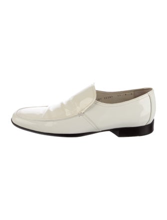 Salvatore Ferragamo Gancini Logo Leather Loafers