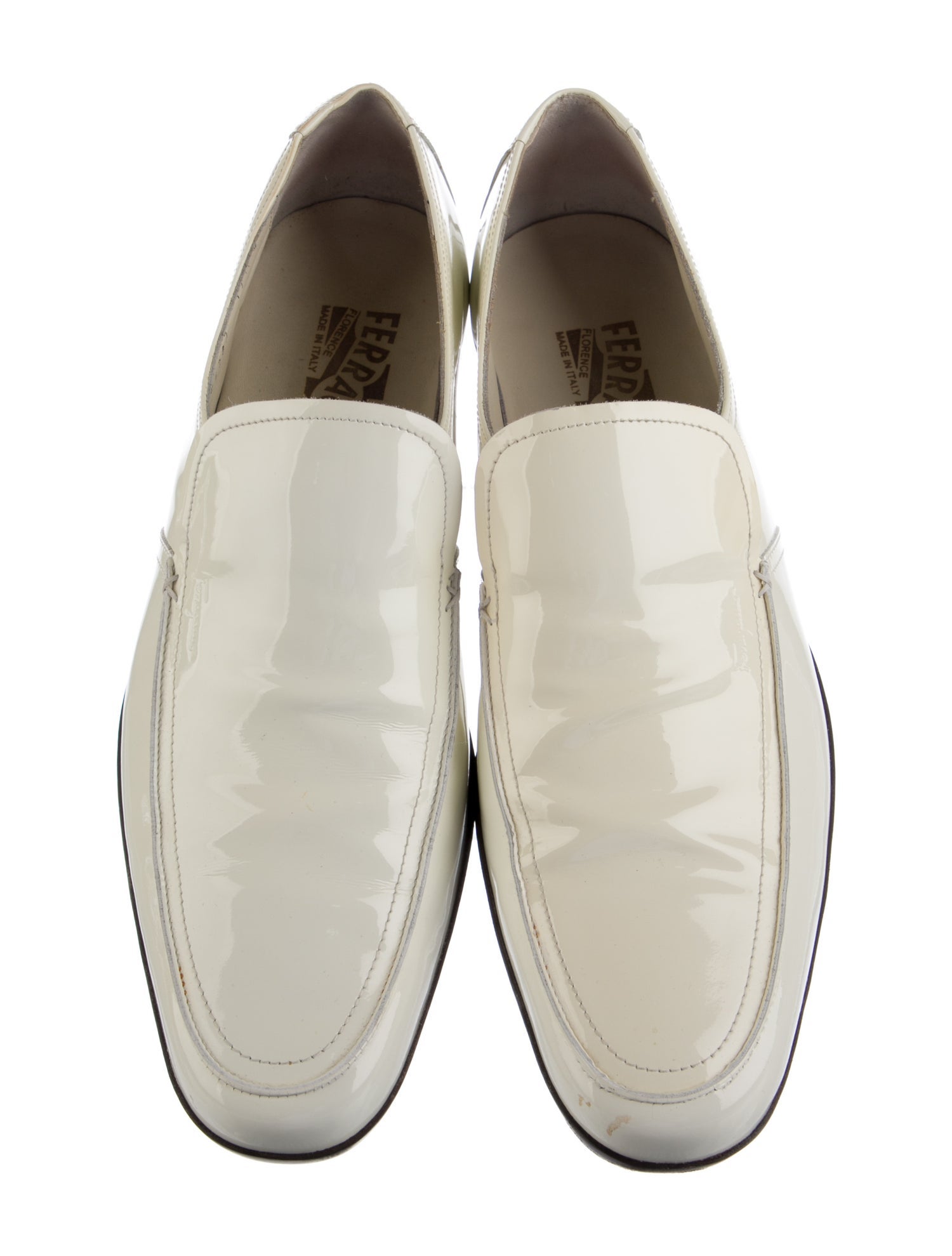 Salvatore Ferragamo Gancini Logo Leather Loafers