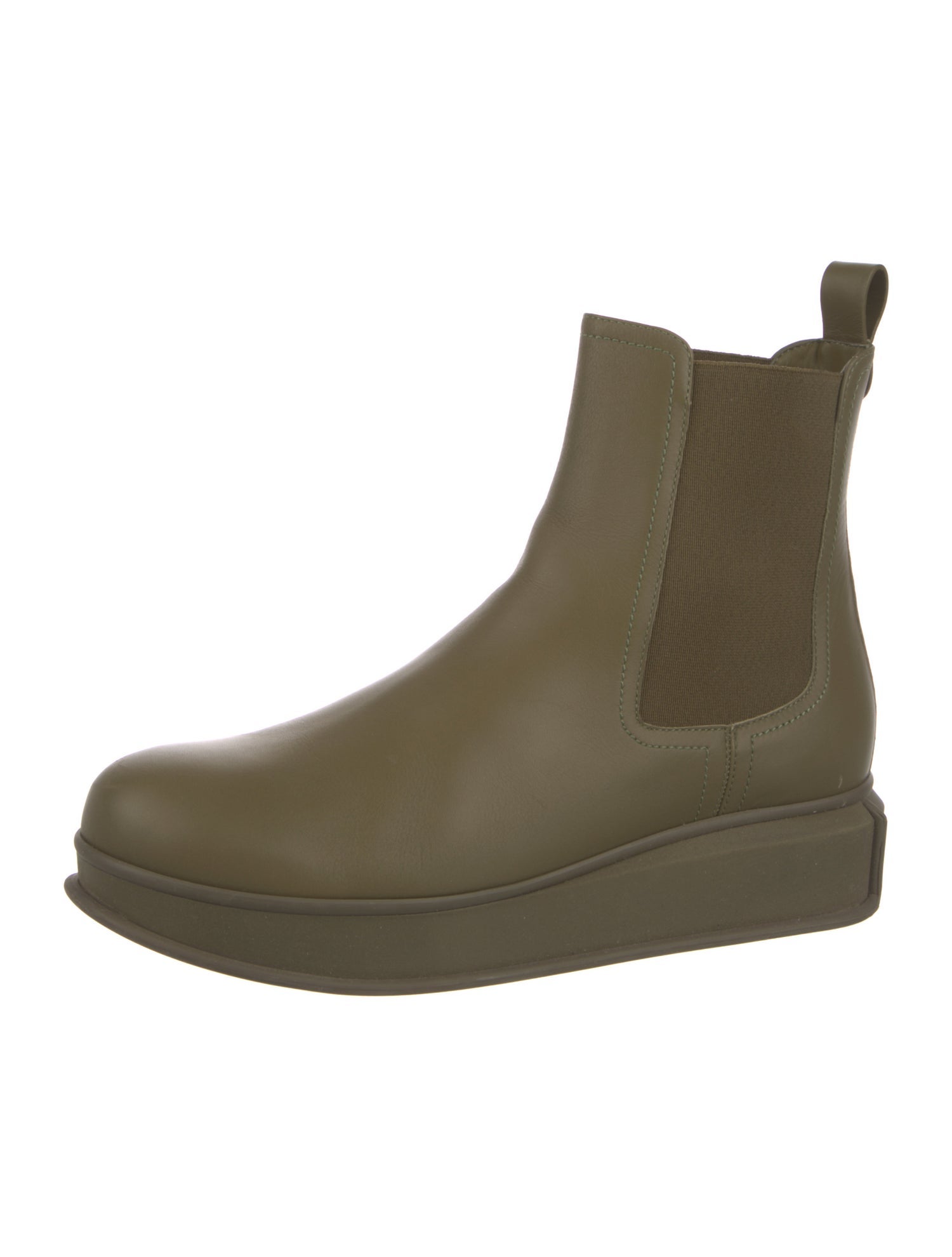 Salvatore Ferragamo Leather Chelsea Boots