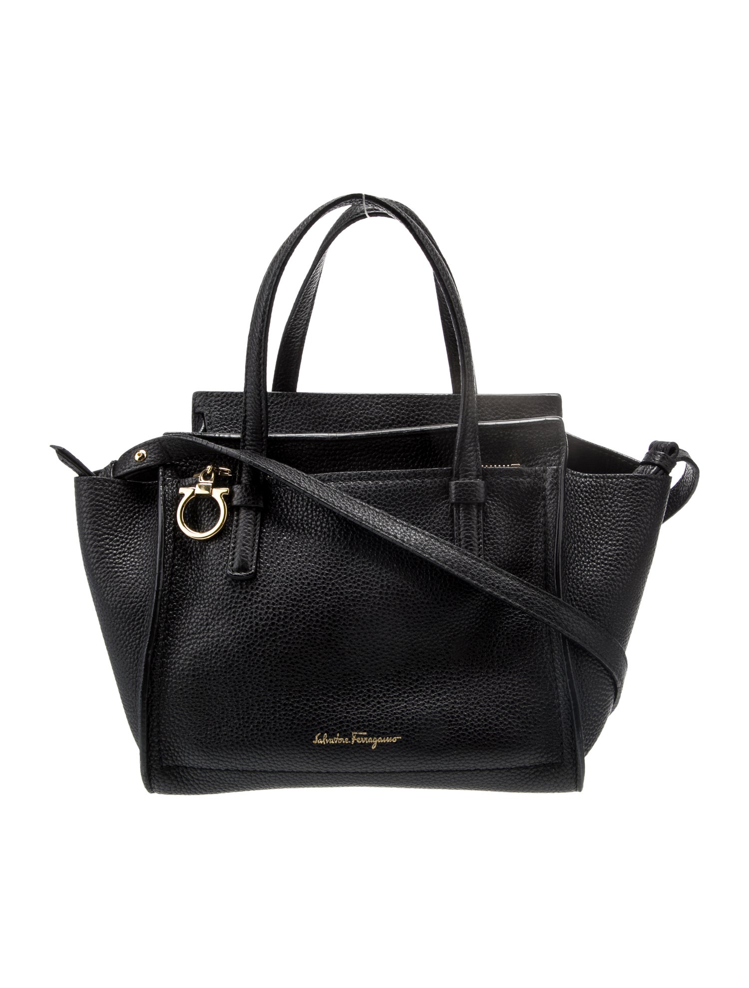 Salvatore Ferragamo Gancini Top Handle Bag