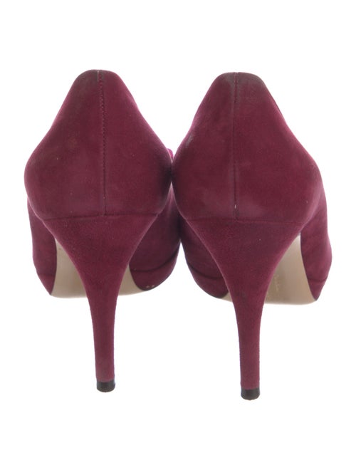 Salvatore Ferragamo Vara Bow Accent Suede Pumps